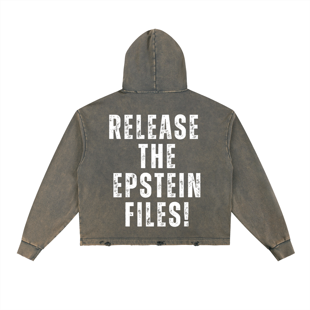 Vintage Frayed-Hem Hoodie 01