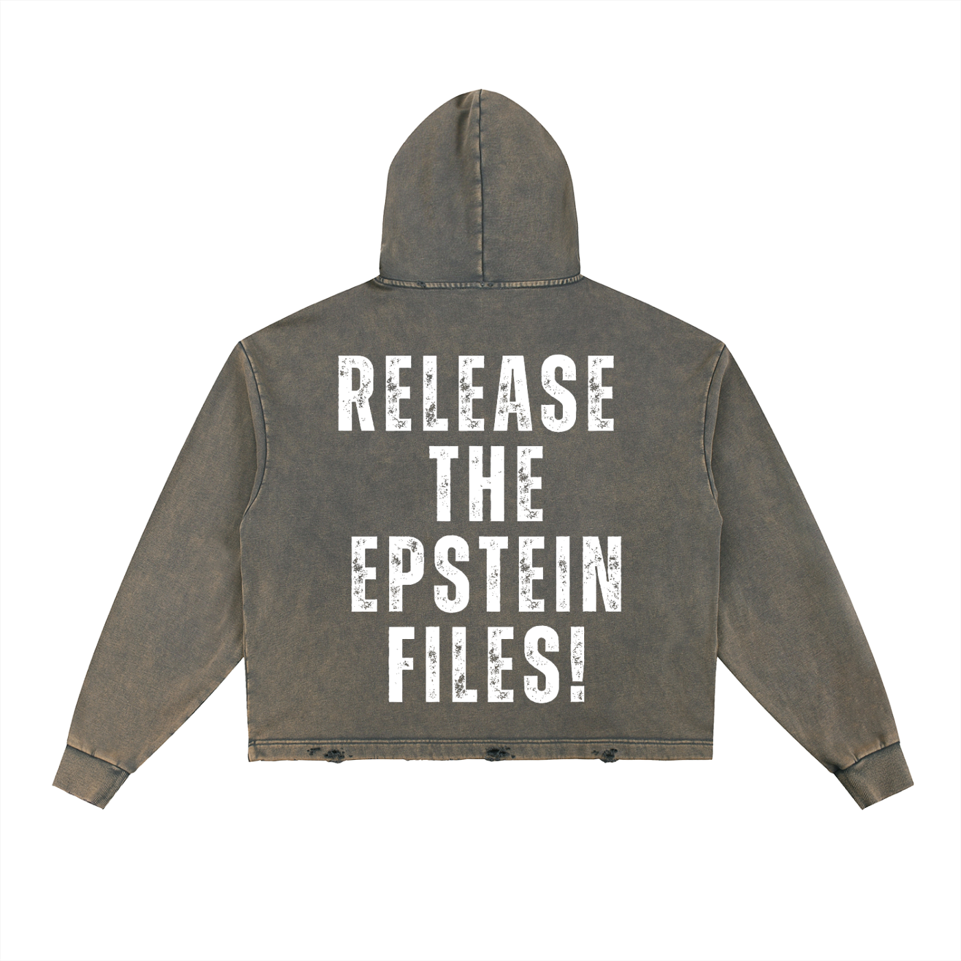 Vintage Frayed-Hem Hoodie 01