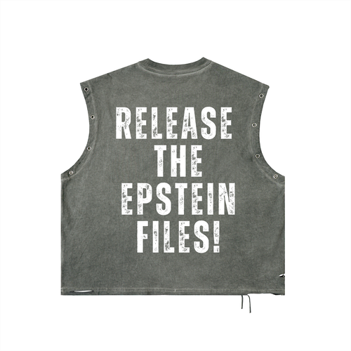 Distressed Grommet Eyelet Tank Top 01