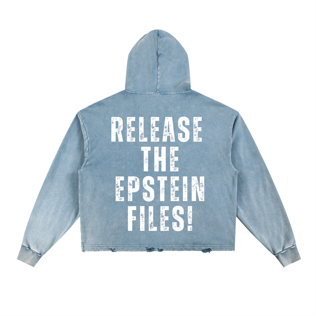 Vintage Frayed-Hem Hoodie 01