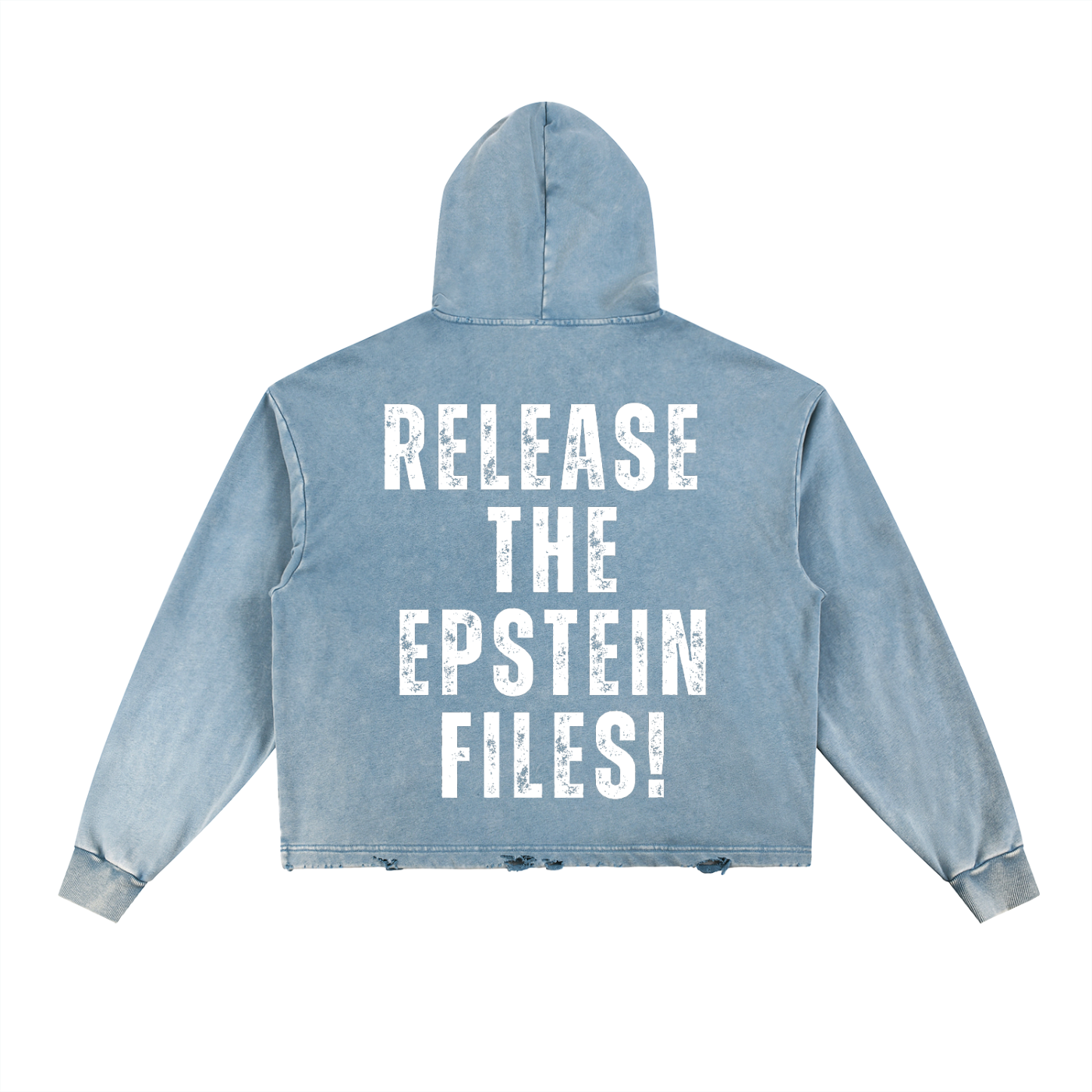 Vintage Frayed-Hem Hoodie 01