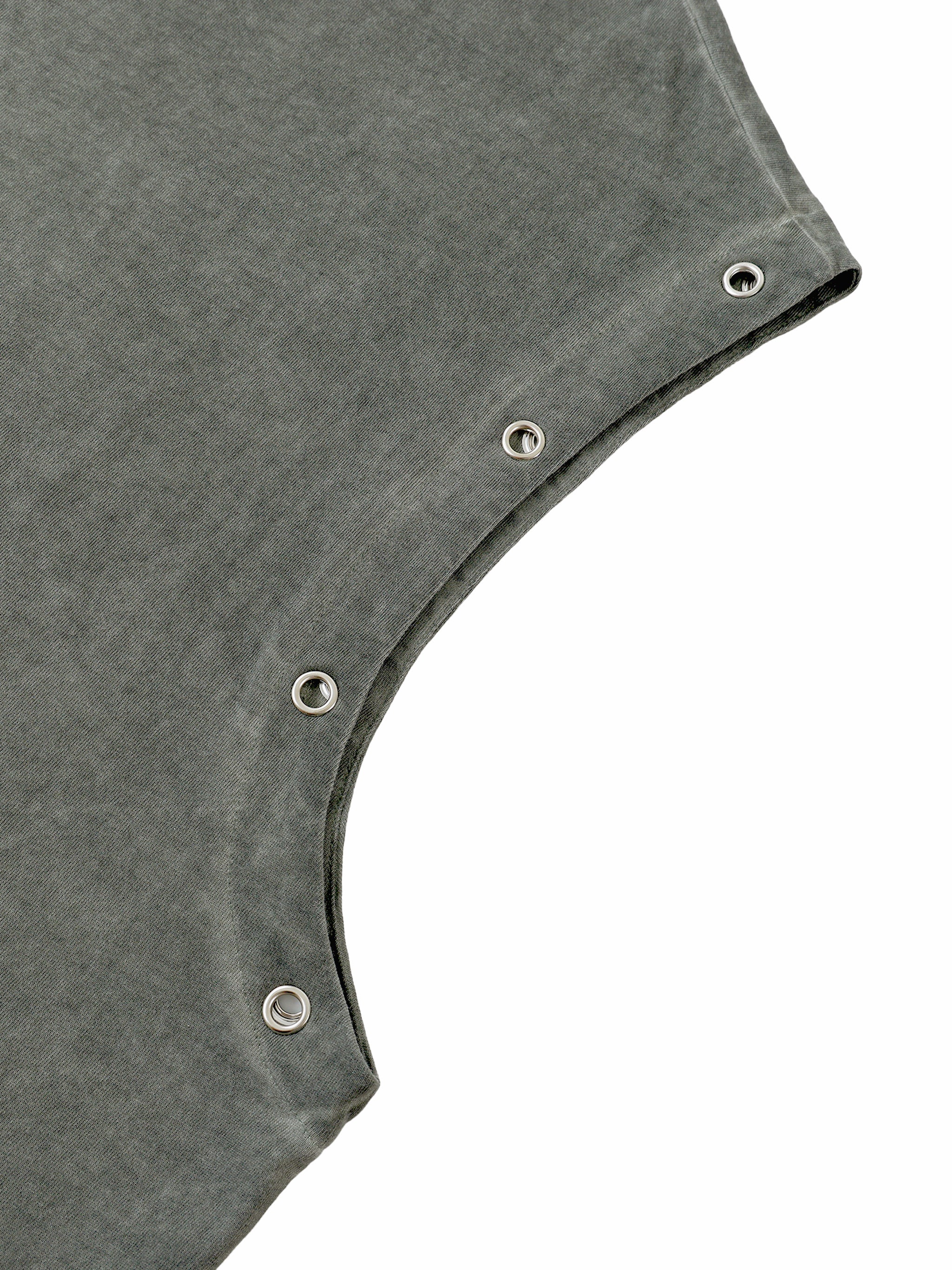 Distressed Grommet Eyelet Tank Top 01