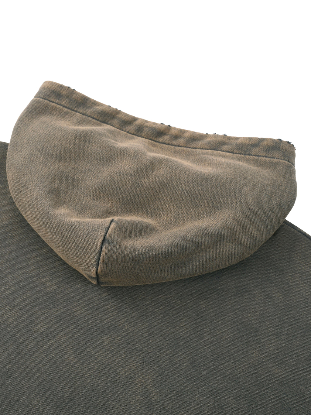 Vintage Frayed-Hem Hoodie 01