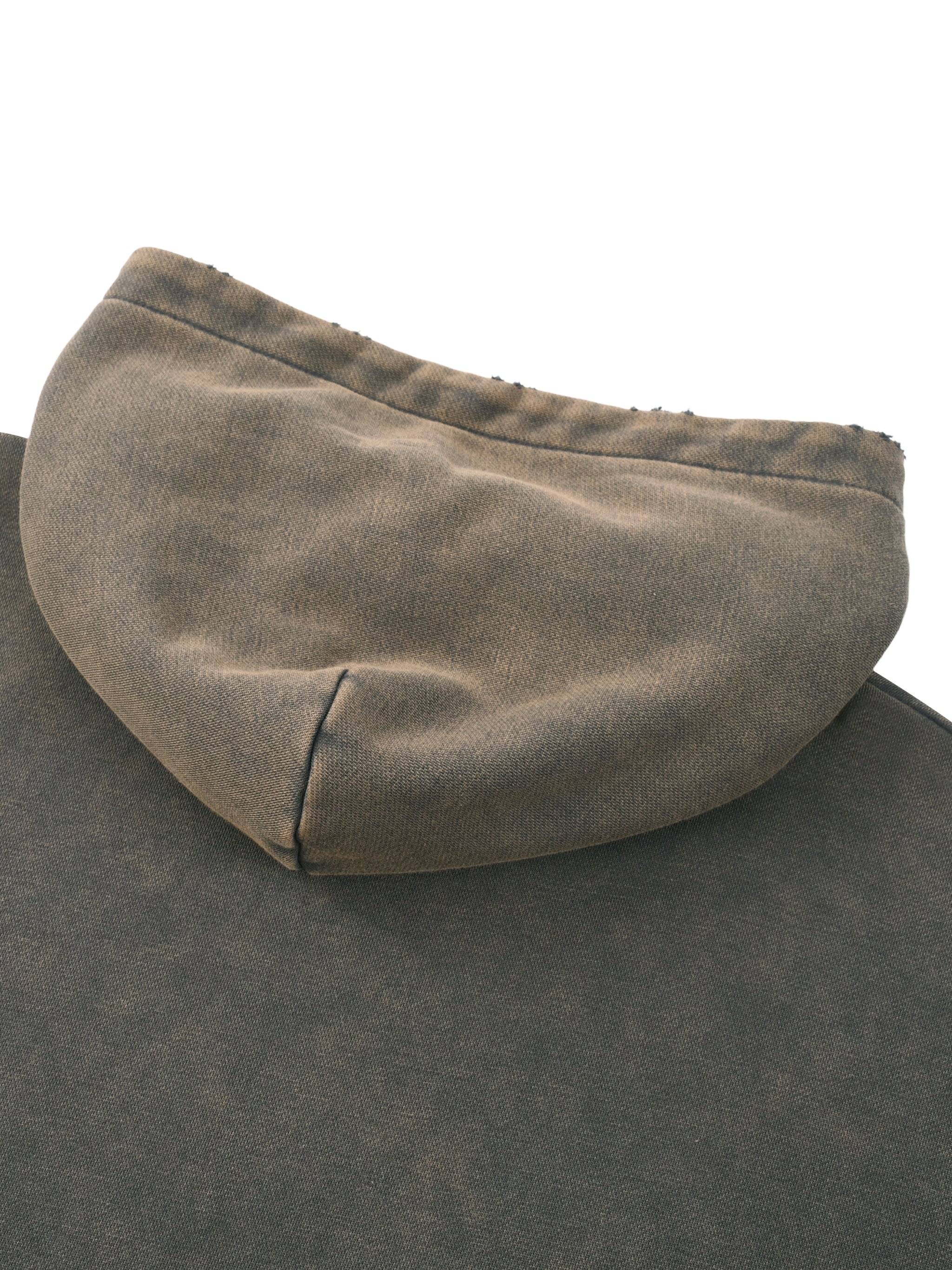 Vintage Frayed-Hem Hoodie 01